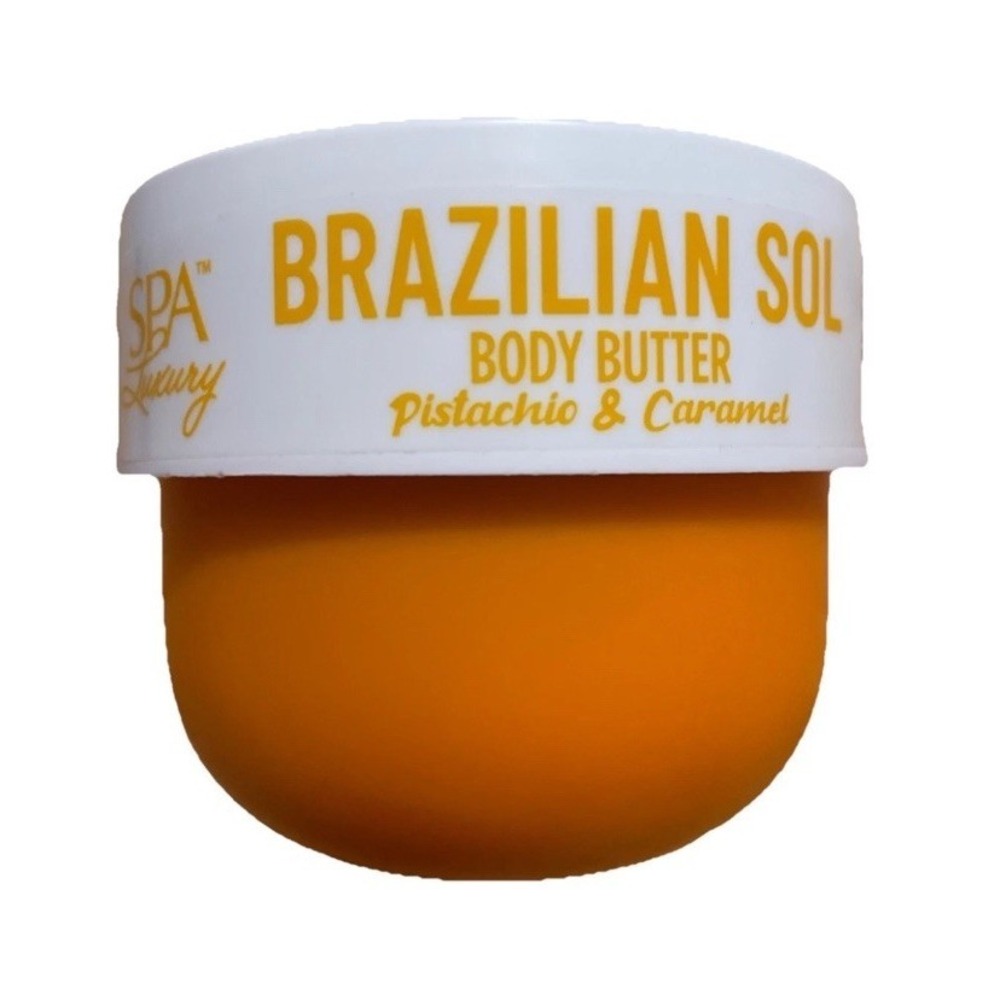 Spa Luxury Brazilian Sol Body Butter Pistachio & Caramel 6 oz Moisturizer Cream